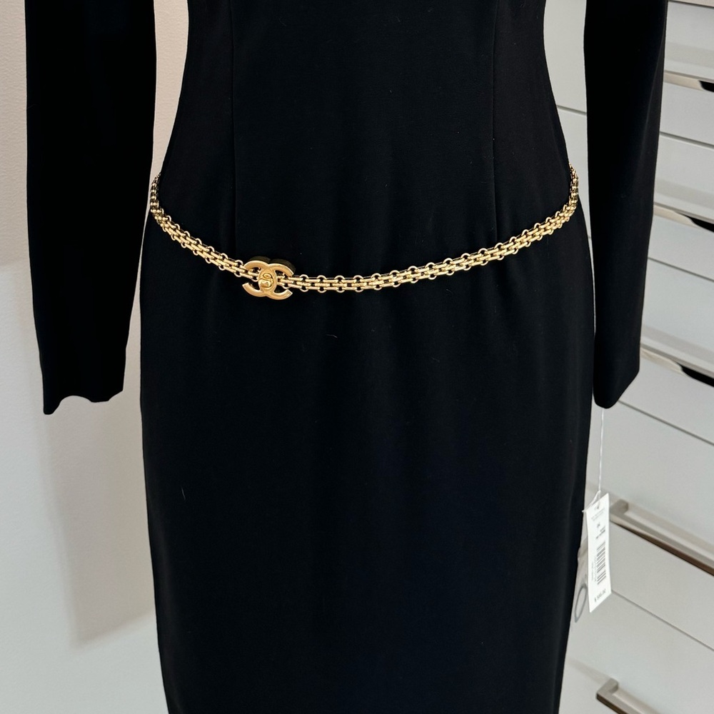 Chanel CC Lock Gold Chain Belt / Necklace